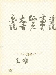 鲁大师高清在线观看免费观看