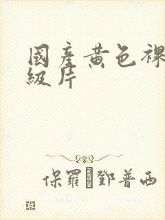 国产黄色裸体一级片