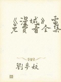 《漫城》电视剧免费看全集完整版封面