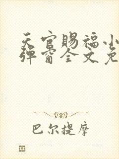 天官赐福小说无弹窗全文免费阅读