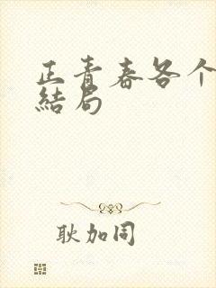 正青春各个人物结局