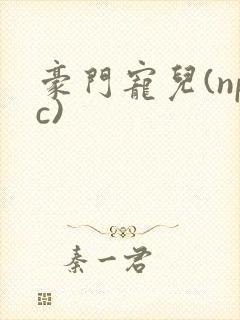 豪门宠儿(npc)封面