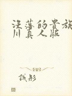 没落的贵族琉璃川真人版封面