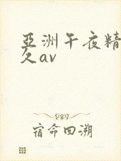 亚洲午夜精品久久av