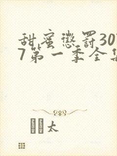 甜蜜惩罚3077第一季全集免费观看完整版