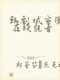 韩剧 城市猎人 在线观看