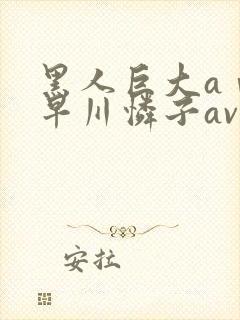 黑人巨大aⅴ小早川怜子av