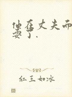 他在丈夫面前被耍了.封面