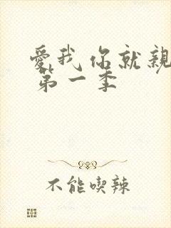 爱我你就亲亲我 第一季封面