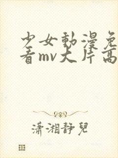 少女动漫免费观看mv大片高清动漫封面
