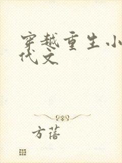 穿越重生小说年代文