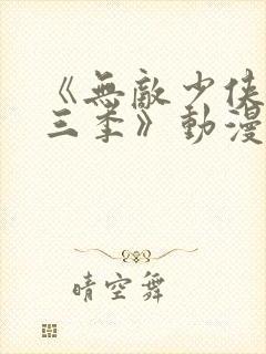 《无敌少侠 第三季》动漫封面