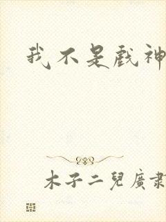 我不是戏神动画