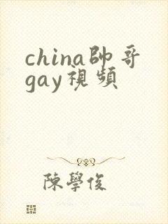 china帅哥gay视频封面