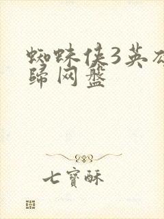 蜘蛛侠3英雄无归网盘