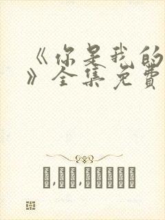 《你是我的荣耀》全集免费观看