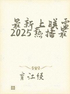 最新上映电视剧2025热播最火剧