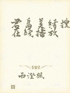 君岛美绪搜查官在线播放