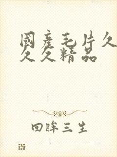 国产毛片久久久久久精品