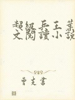 超级兵王叶谦全文阅读小说