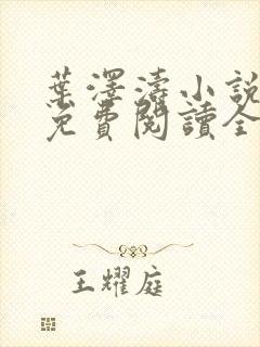 叶泽涛小说全文免费阅读全文