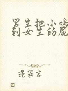 男生把小鸡鸡插到女生的屁股里封面