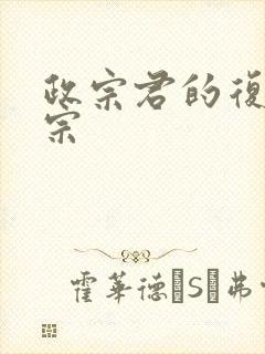 政宗君的复仇政宗封面