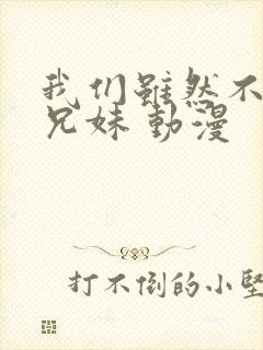 我们虽然不是亲兄妹 动漫