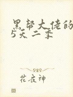 黑帮大佬的365天二季