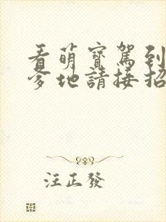 看萌宝驾到总裁爹地请接招