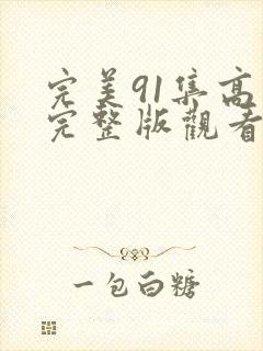 完美91集高清完整版观看