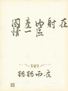 国产内射在线激情一区