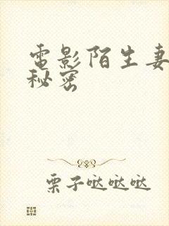 电影陌生妻子的秘密