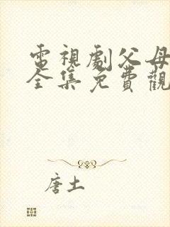 电视剧父母爱情全集免费观看高清封面