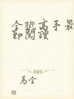 全职高手最新章节阅读