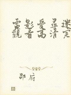 电影爱寻迷在线观看高清完整版