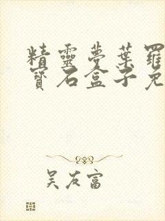 精灵梦叶罗丽之宝石盒子免费观看封面