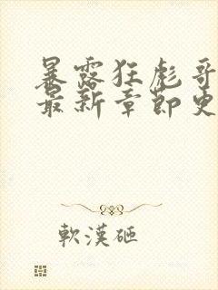 暴露狂彪哥小说最新章节更新时间