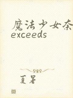 魔法少女奈叶 exceeds封面