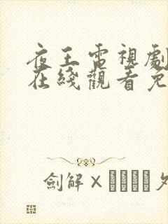 夜王电视剧全集在线观看免费高清