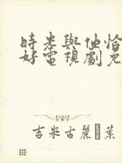 时光与他恰是正好电视剧免费下载封面