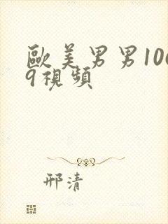 欧美男男1069视频