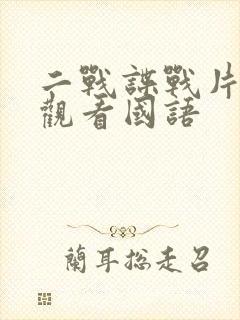 二战谍战片免费观看国语