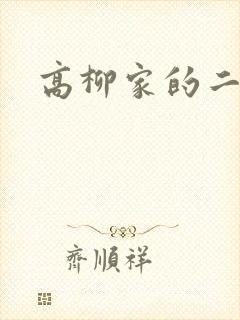 高柳家的二轮花封面