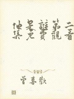 他是谁第二十四集免费观看