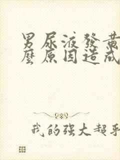 男尿液发黄是什么原因造成的