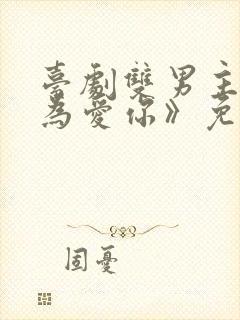 台剧双男主《因为爱你》免费观看