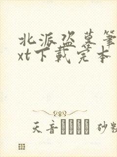 北派盗墓笔记txt下载完本