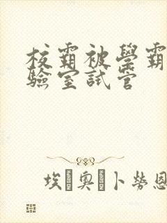 校霸被学霸压实验室试管