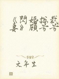 《闪婚总裁契约妻》顾兮兮全集免费